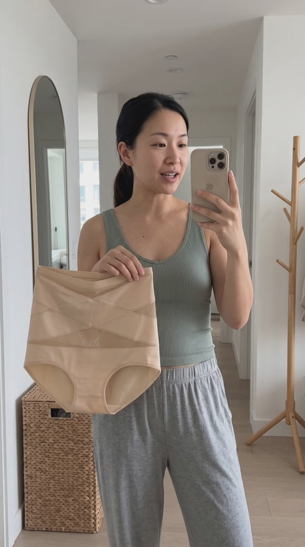 Customer mirror video — nude brief